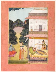 Radha pines, 1685